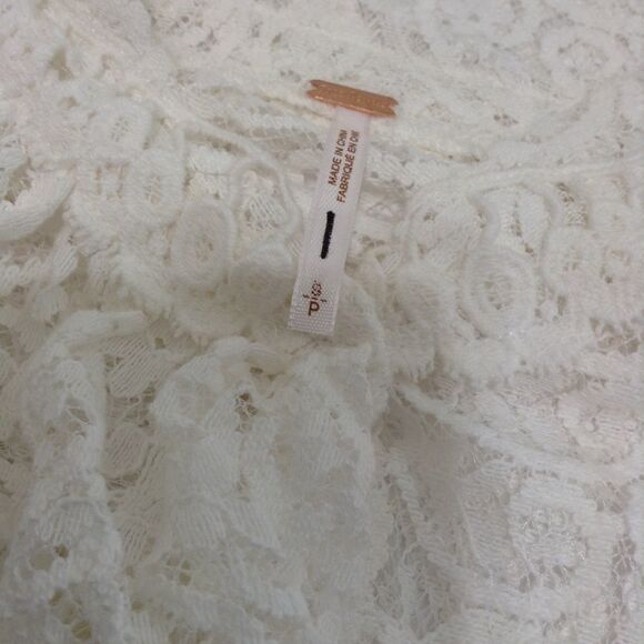 Free People White Dreams Of You Mini Dress New Size Small - Picture 4 of 6